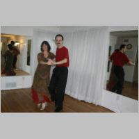 Ben and Cynthya ballroom dancing in our living room 2005.JPG